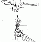 PE400 1980-1981 Rh handle grip (pe400t)