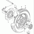 GS850GL 1980-1981 Rear wheel (model x)