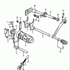 DS125 1979-1981 Механизм  переключения передач