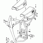 RM100 1979-1981 Frame - seat