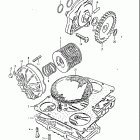 GS1000G 1980-1981 Oil pump-oil filter