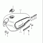 GS1100E 1980-1981 Fuel tank (gs1100et)