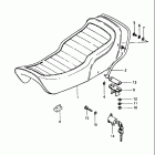 GS750E 1980-1981 Сидение