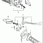RM80 1980-1981 Handle grip - lever