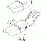 TS125 1980-1981 Сидение