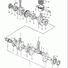 GS1000GL 1980-1981 Коленвал