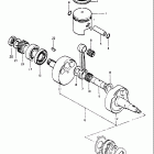 TS185 1980-1981 Коленвал