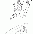TS185 1980-1981 Headlamp housing - front fender