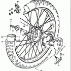 RS250 1980-1981 Front wheel (rs250t)