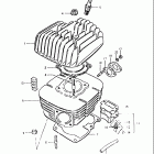 TS125 1980-1981 Цилиндр