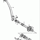 DS125 1979-1981 Кик стартер