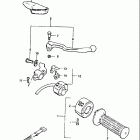 DS125 1979-1981 Right handle switch (ds125t