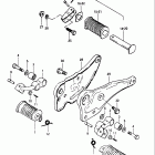 GS750E 1980-1981 Подножки