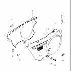 TS125 1980-1981 Frame cover (ts125t)