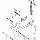 RM80 1980-1981 Маятник задний