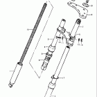 JR50 1978-1981 Front fork (jr50c)