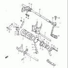 GS1000GL 1980-1981 Механизм  переключения передач