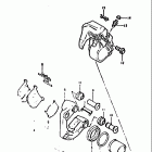 GS1000G 1980-1981 Передний суппорт тормозной