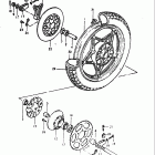 GS550T 1981 Заднее колесо