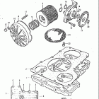 GS850GL 1980-1981 Oil pump - oil filter