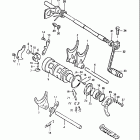 GS1000G 1980-1981 Механизм  переключения передач