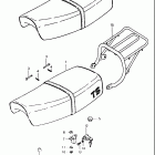 TS250 1980-1981 Сидение