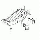 GS1100E 1980-1981 Сидение