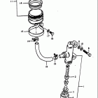 GS1100E 1980-1981 Rear master cylinder (gs1100ex)