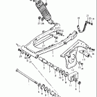 TS125 1980-1981 Маятник задний