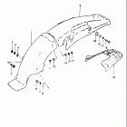 TS185 1980-1981 Заднее крыло