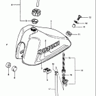 RM80 1980-1981 Fuel tank (rm80t)