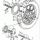 RM250 1981 Заднее колесо
