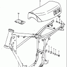 RM80 1980-1981 Frame - seat