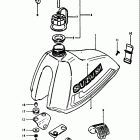 RM250 1980 Топливный бак