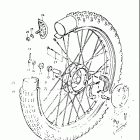 DR400 1980 Переднее колесо