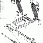DS185 1978-1980 Маятник задний