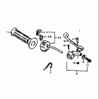 DS185 1978-1980 Left handle switch (ds185t. ds185n)