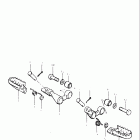 DR400 1980 Подножки