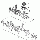 GS550,E 1980 Коленвал