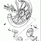 DS185 1978-1980 Front wheel (ds185c