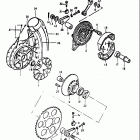 GS550,E 1980 Rear wheel (for spoke wheels)