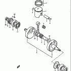 DS250 1980 Коленвал