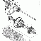 GS550,E 1980 Сцепление