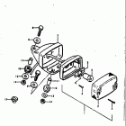 DS185 1978-1980 Teal lamp (ds185t)