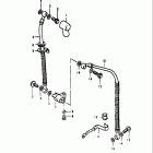 GS550,E 1980 Тормозные трубопроводы
