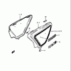 GS550,E 1980 Обтекатель рамы