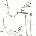 GS550,E 1980 Handlebar - front fender