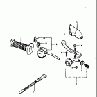 DS185 1978-1980 Left handle switch (ds125t)