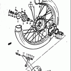 TS185 1977-1979 Front wheel (ts185b ts185c)