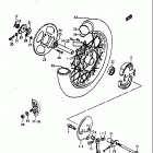 RM80 1977-1979 Заднее колесо